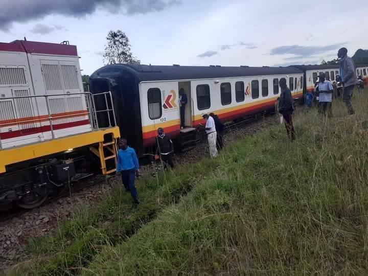 The train has derailed at Nyando