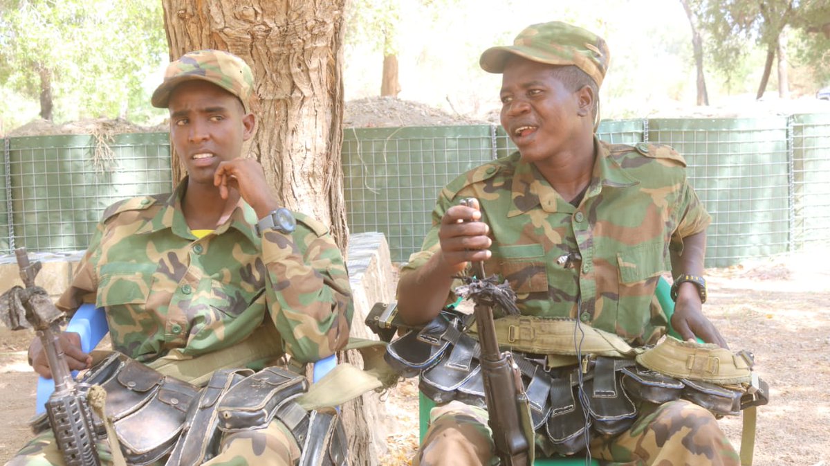 Two Al-Shabab militants-Abdifitah Ibrahim Mohamud and Osman Ibrahim Daud, have on Thursday surrendered to Somali National Army in Halgan town, Hiiraan region and have publicly denounced the ideology and beliefs of the terror-outfit.